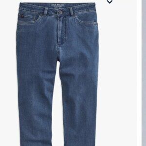 Mack Weldon Blue Jeans Men 30x32 SILVER Denim Pants